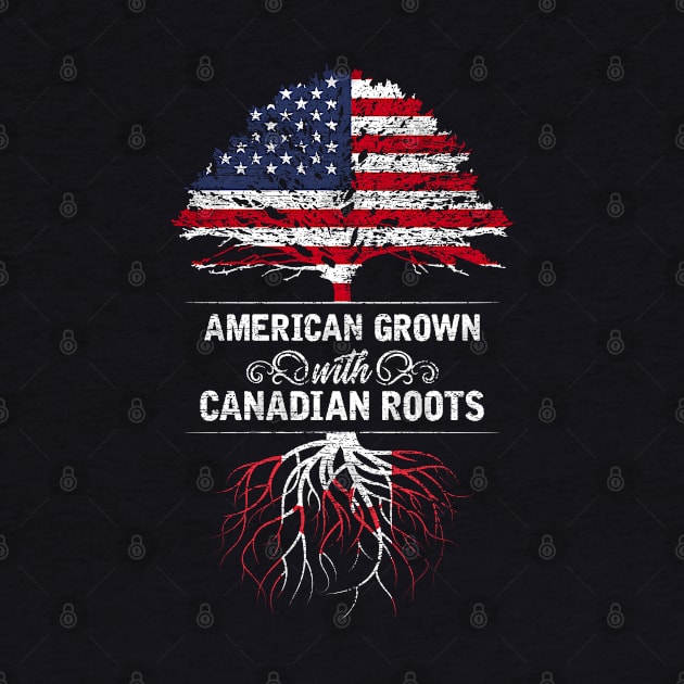 USA Flag Canadian Pride Tree Canada by ShirtsShirtsndmoreShirts